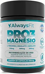 Pro3Magnésio Always Fit – Magnésio + L-Treonina, Quelato e Dimalato (1)