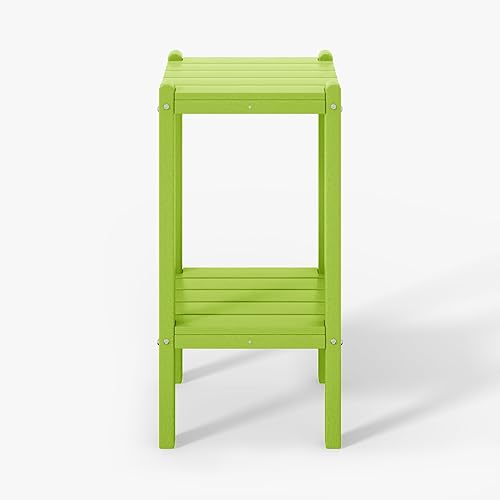 Vista 225 de WestinTrends Dylan Adirondack - Mesa auxiliar redonda para exteriores, color negro