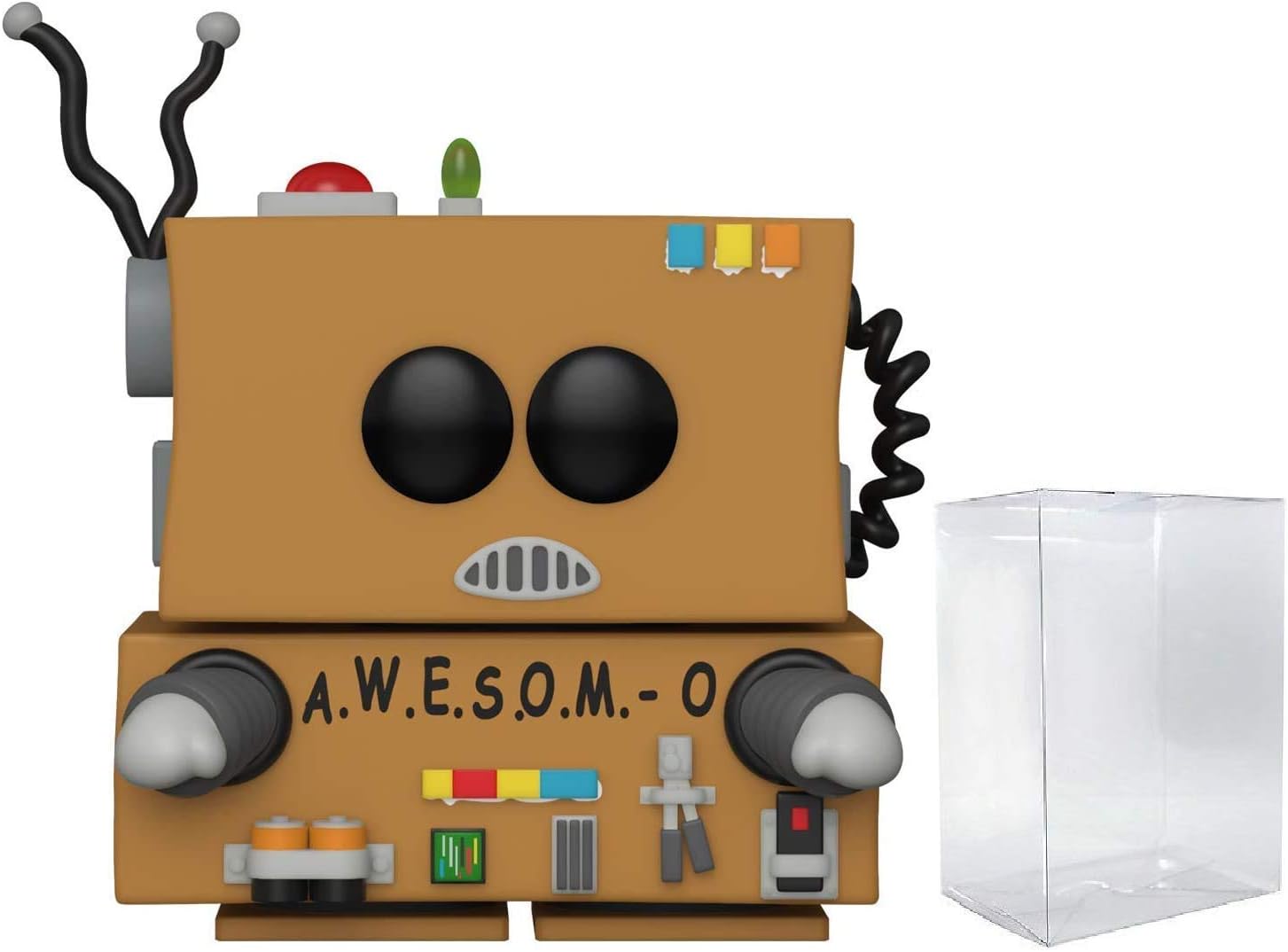 Funko Pop! Animation: South Park - Awesom-O Vinyl Figure (Bundled with Pop Box Protector Case)