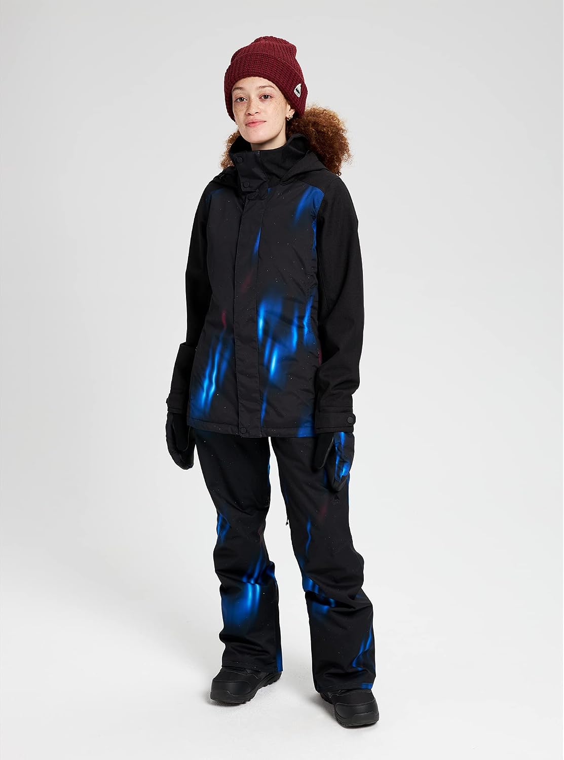 Burton Women's Jet Set Jacket, True Black/Lumens, XX-Small