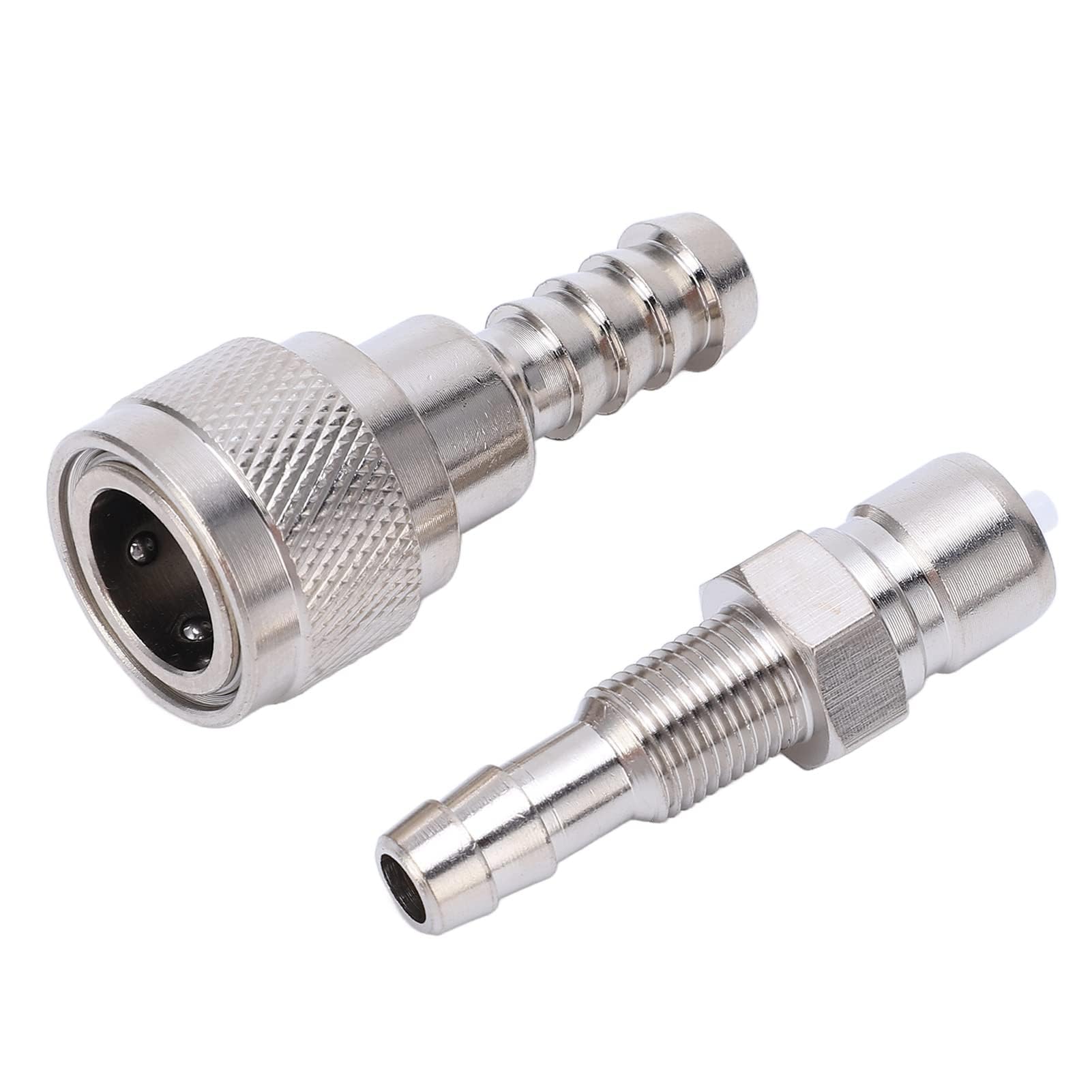 Ejoyous Connecteur de Carburant de Carburant de Bateau Connecteur de Hors-Bord de Marin 2PCS Alliage MÉTAL 5/16 Pouces 8 Mm Femelle Mâle Remplacement de 5 Ch à 90 Ch Accessoires de Moteur