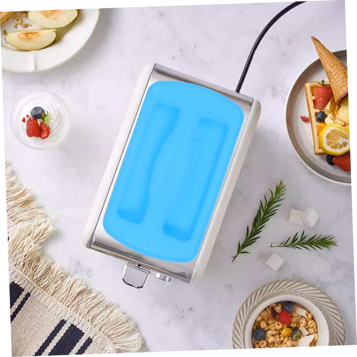 Toaster Warming Rack Silicone with Cover, Anti-scald for Most Machines