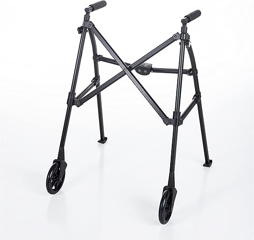 Miniatura 1 de Able Life - Caminante para ahorrar espacio, ligero y plegable para adultos, personas mayores y ancianos, andador de viaje compacto con ruedas de 6