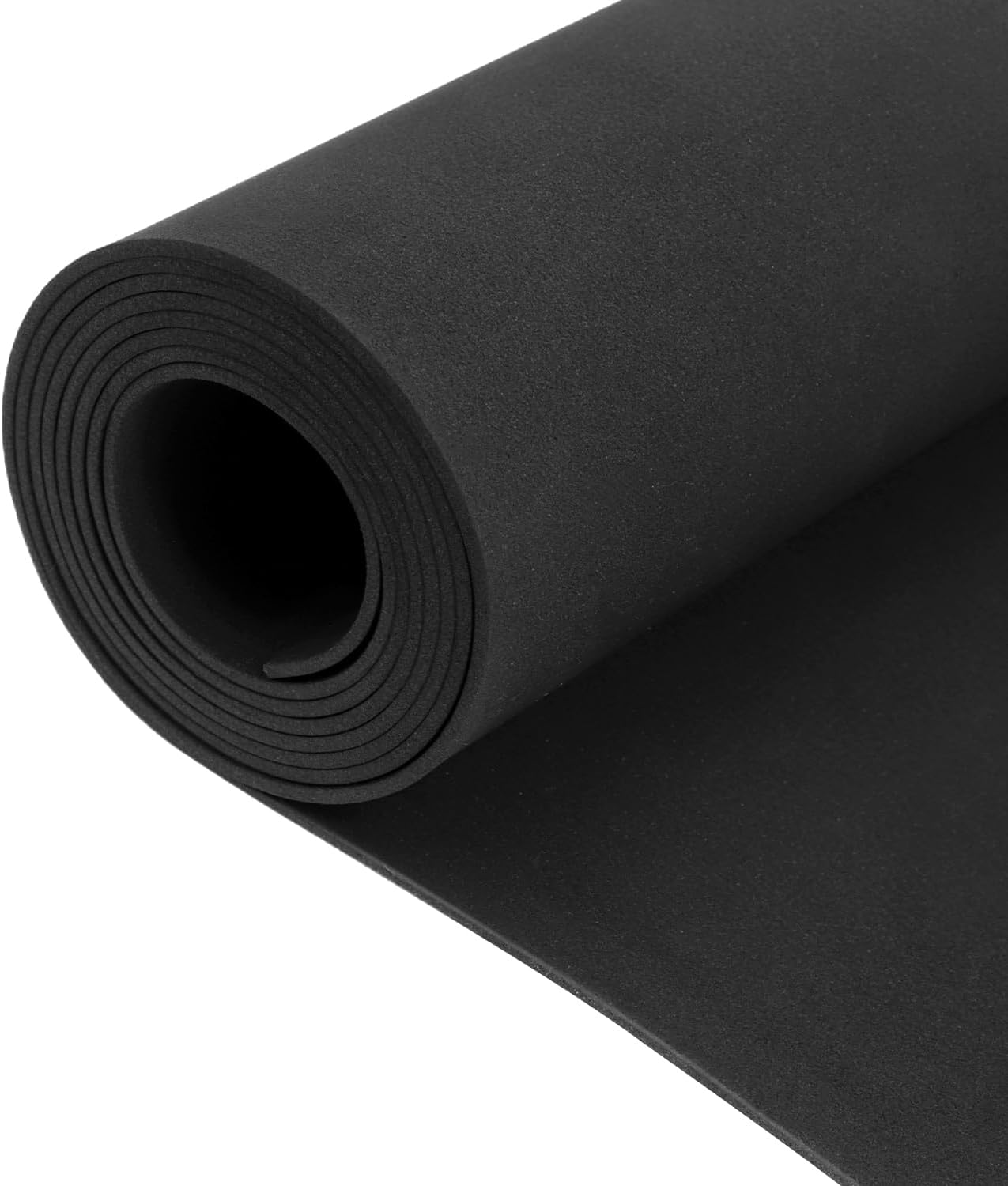 QWORK® Black Foam Sheets Roll 35x150cm, 2mm Thick High Density EVA Foam for Cosplay, Costumes and DIY Projects