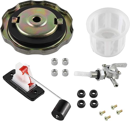 Universal 5 galones 7 galones Generador Válvula de Tanque de Combustible de Gas Tapa Cromada para Motor