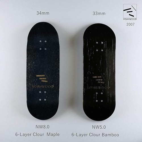 Miniatura 3 de NOAHWOOD Diapasón completo PRO de 6 capas de bambú hecho a mano para diapasones NW5.0 (cubierta de 3.937 x 1.299 in + NW3.0 King Trucks 1.339 in