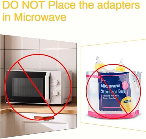 Miniatura 3 de PumpMom-us Adaptadores de bolsa de almacenamiento de leche materna de cuello estrecho para bombas Medela, compatibles con bombas Medela Maxflow para