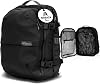 Airback GO Vacuum Backpack Hand Luggage - 16-32L Vacuum Backpack for Cabin Travel Backpack Lightweight & Expandable Comfortable & Water Resistant Design Black
