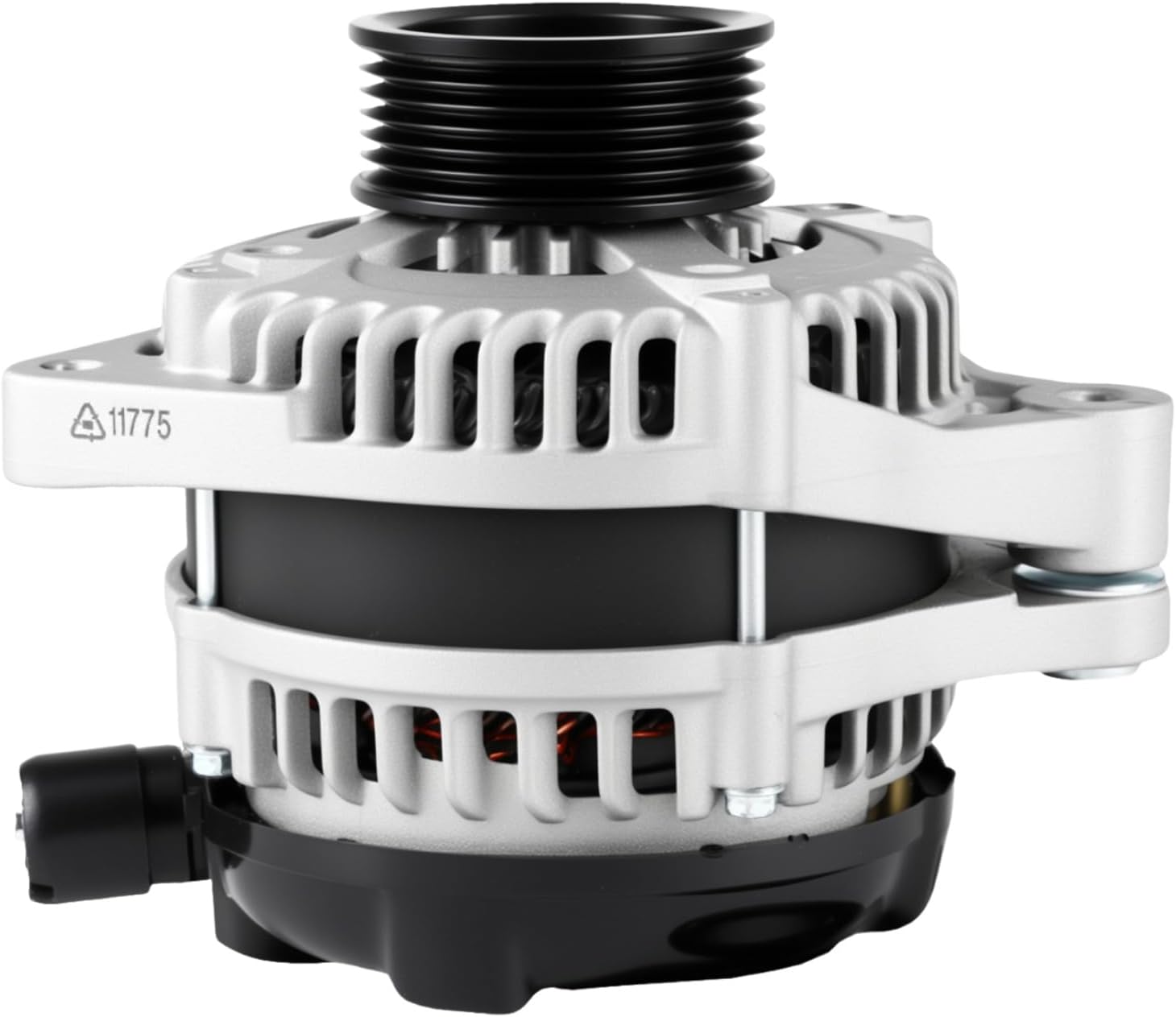 Alternator 11775 130A 6-Groove Pulley for 2014 Odyssey 3.5L, for 2015 Odyssey 3.5L, for 2016 Odyssey 3.5L, for 2017 Odyssey 3.5L, Vehicle Alternator 11775N CSK52 104211-8520 31100RV0A11