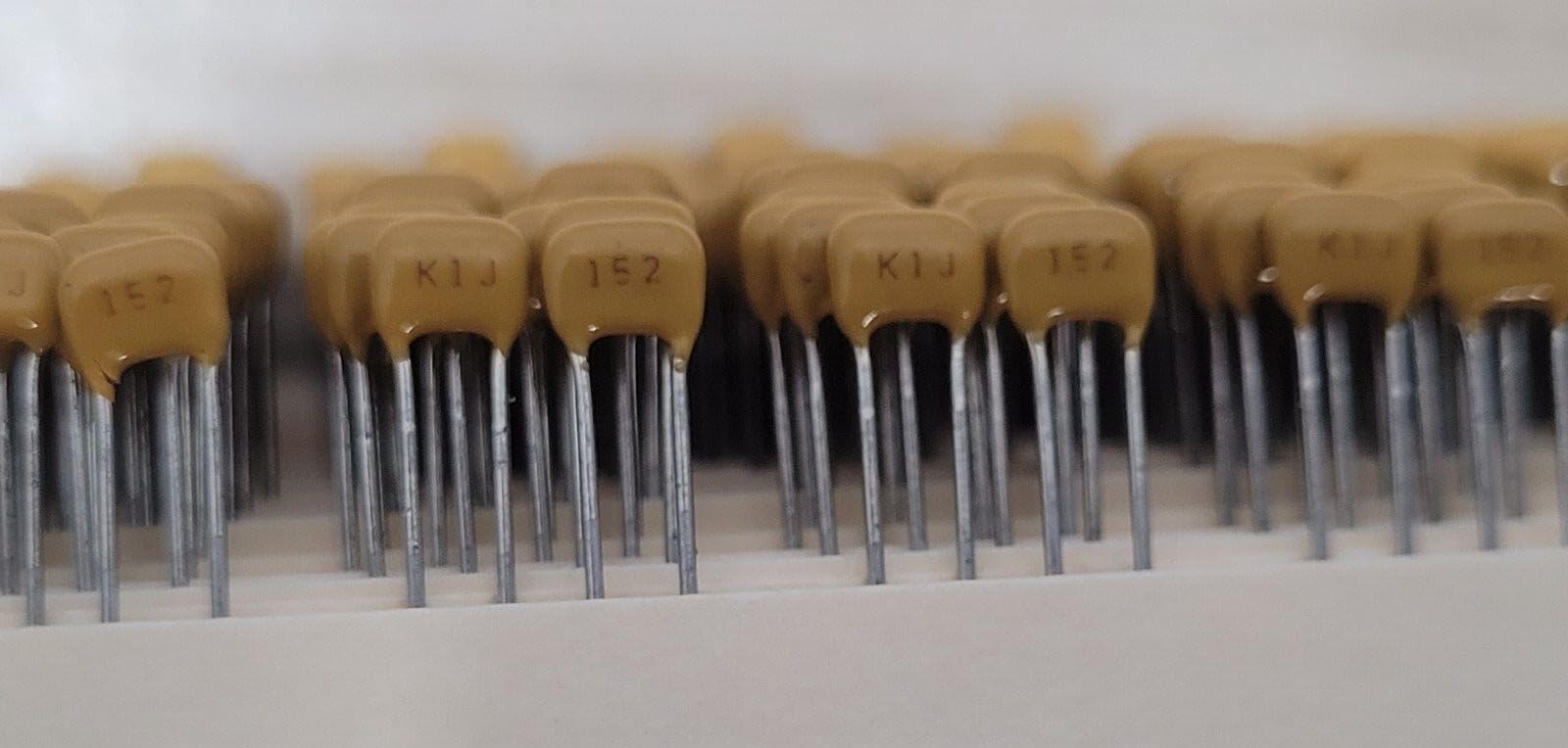 Generic (10 PCS) C320C152J1G5CA KEMET Compatible with CAP CER 1500PF 100V NP0 RADIAL