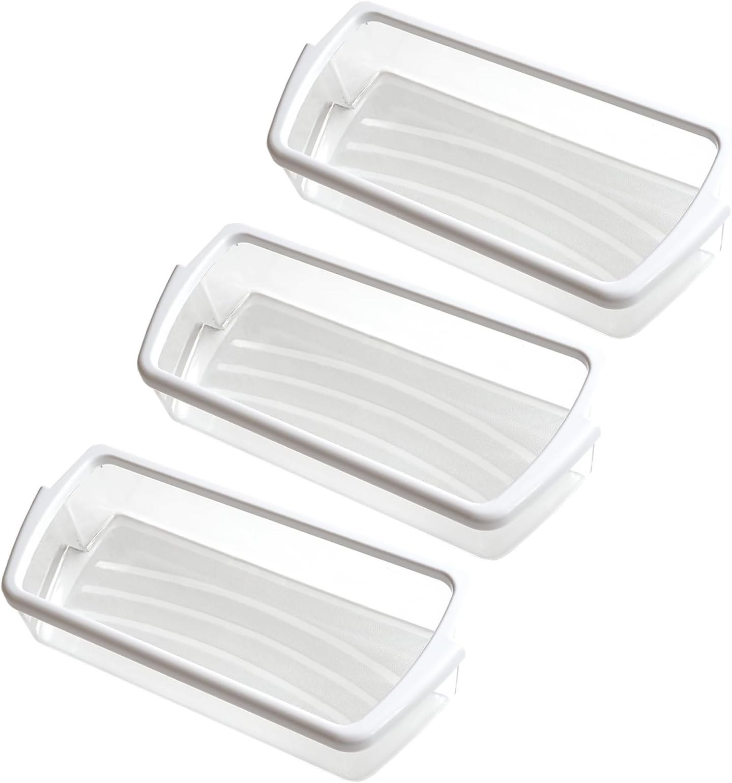 SupHomie Kühlschrank-Regal Ersatzteil W10321304 – Kompatibel Mit Whirlpool, Transparent, 2 Stück