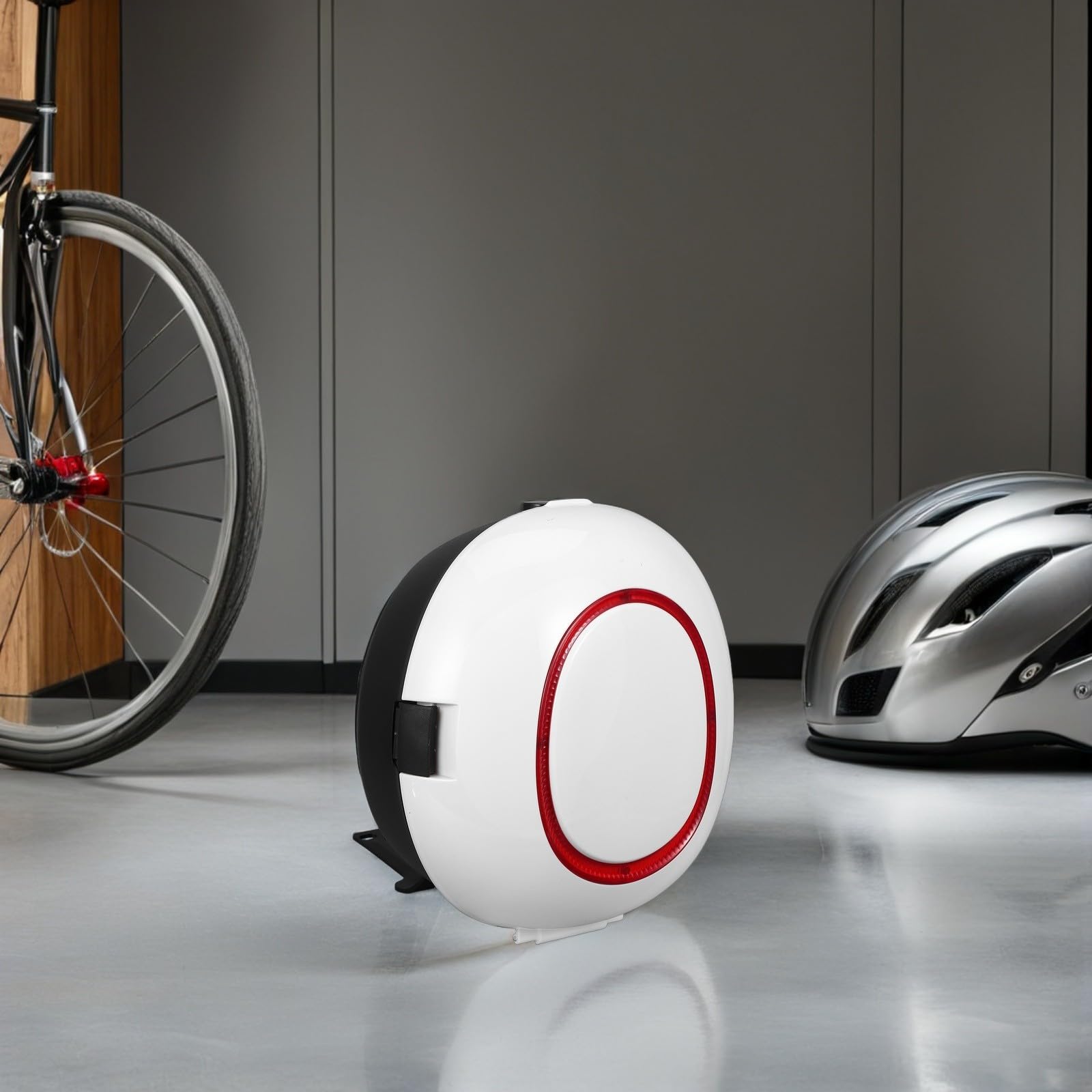 POPETPOP Top Case et Coffre Arrière en ABS pour Moto avec Dossier Rembourré Coffre de Rangement Sécurisé Blanc Adapté aux Scooters Électriques pour Activités de Plein Air