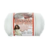 2mm Bonnie Crafting Cord - for Macramé&comma; Knitting&comma; and Weaving Crafts - 100 Yard Spools &lpar;White&rpar;