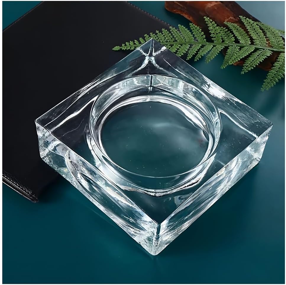 Zfmnoyev Glass Block, Double-Sided Rectangular Clear Glass Block, Light Transmission & Allowing Privacy, for Room Partitions Architectural Decoration(Clear-D)