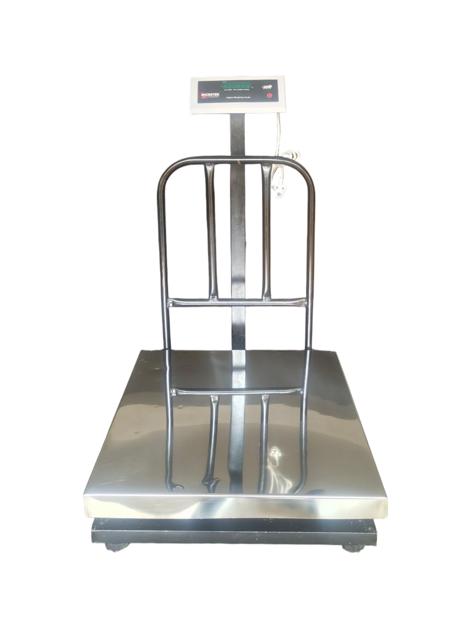 MicrotekSmart Electronic Platform Weighing Scale 500kg Capacity 50g Accuracy Weight Machine Digital for Shop, Commercial, Industrial and Home use with Stainless Steel Heavy Platform size 24x24 Inches-image-14
