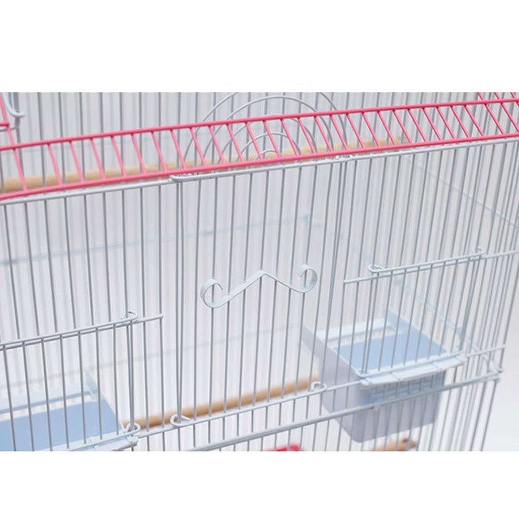 Gabbia Voliera Parket Bird Cage Grande Gabbia per Uccelli in Acciaio Inossidabile Starling Verniciato in Ferro battuto Cage Pappagallo Adatto per canarino Amore Uccello Piccione Bird Cage