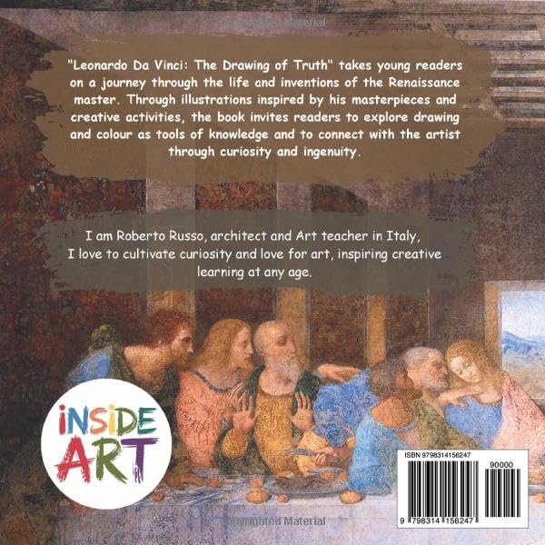 Leonardo Da Vinci. The Drawing of Truth: An inspiring Leonardo da Vinci book for kids and young readers, exploring his art, inventions, and biography ... activities. (INSIDE ART - English edition) - Image 2