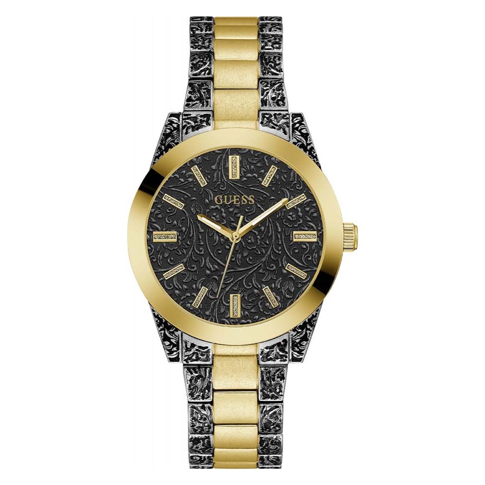 GUESS Women Analog Quartz Watch with Stainless Steel Strap GW0303L1