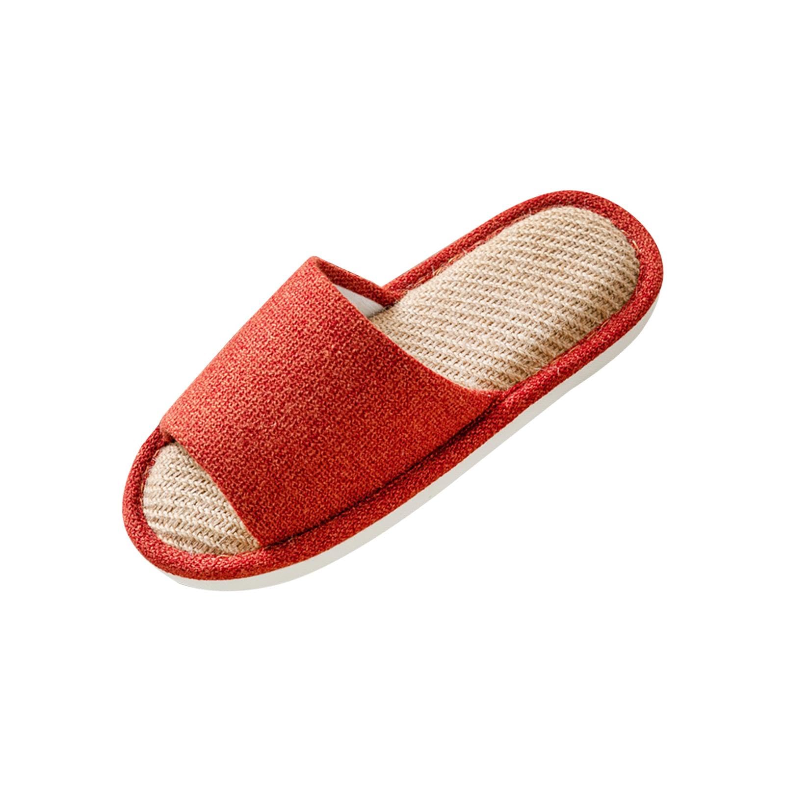 BNF®Couple House Slippers Household Summer Indoor Slippers for Home Indoor Party Red EU Size 40 41|Clothing, Shoes & Accessories|Womens Shoes|Slippers|Package Includes:1 Pair of Slippers-picture-30
