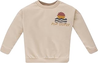 سويت شيرت بقصة عادية وفتحة رقبة دائرية وأكمام طويلة للأولاد الصغار من ديفاكتو، موديل C2473A5