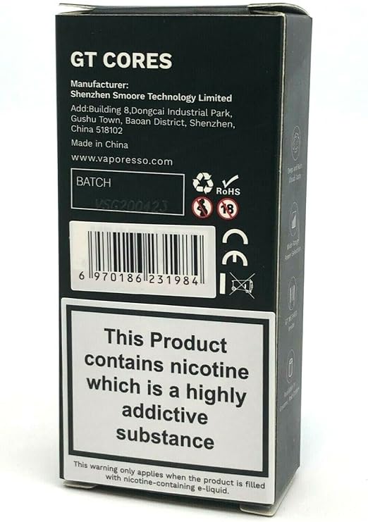 GT Cores for NRG Tank GT8 0.15ohm 50-110w Clapton
