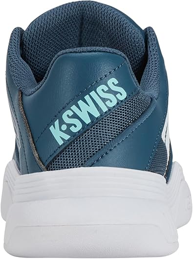 K-Swiss Jungen Tennisschuh | Court Express Carpet | Algiers Blue | Für Halle | Mit Mesh