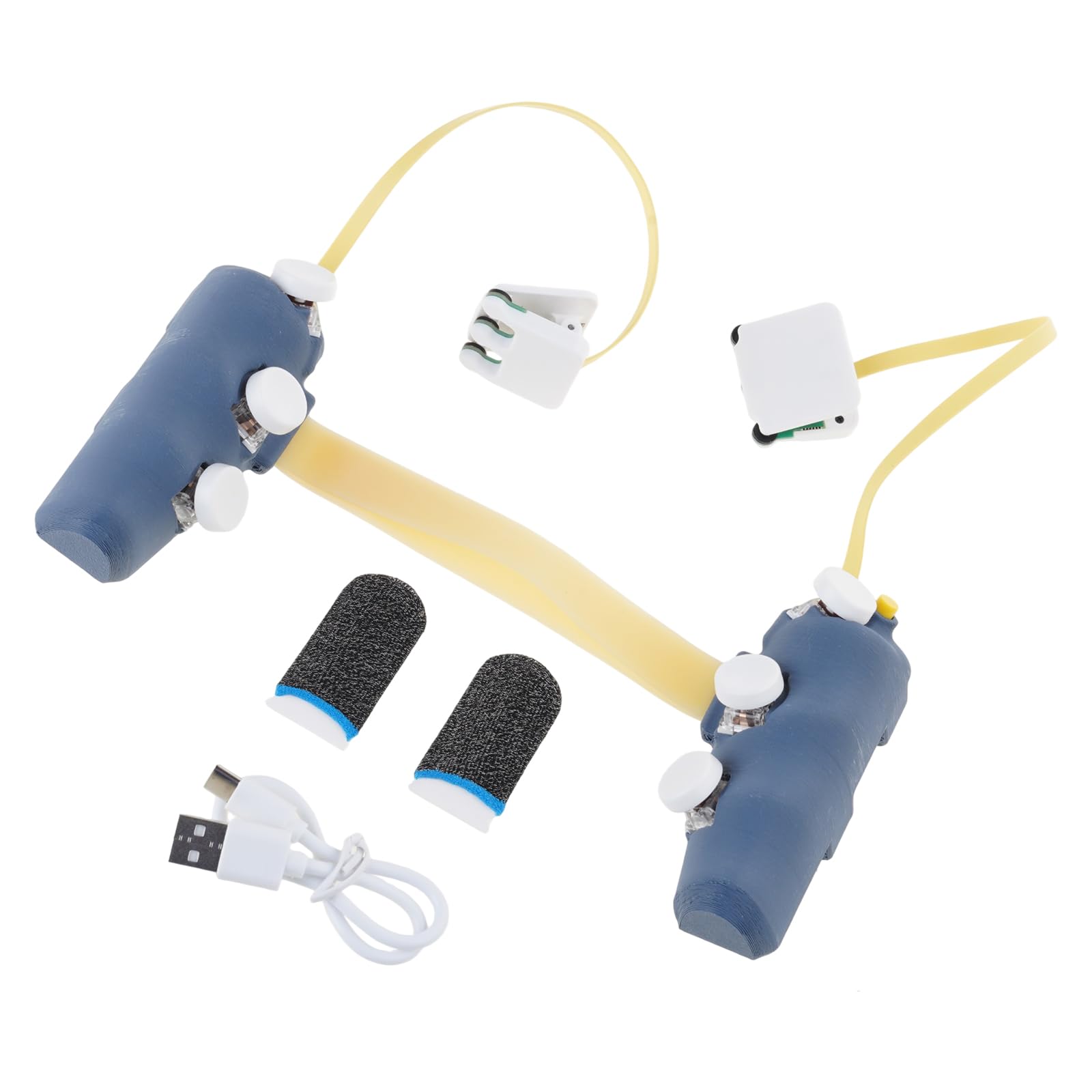 Fahoujs Manette de jeu de bouton de contrôleur de jeu Mobile pour la poignée de jeu de main de bouton de tir sensible de tablette pour la manette de jeu de tablette