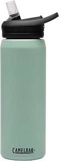 CamelBak Eddy+ Insulated Stainless Steel 25oz Water Bottle with Straw, Leakproof Cold Hydration Bottle, Seafoam