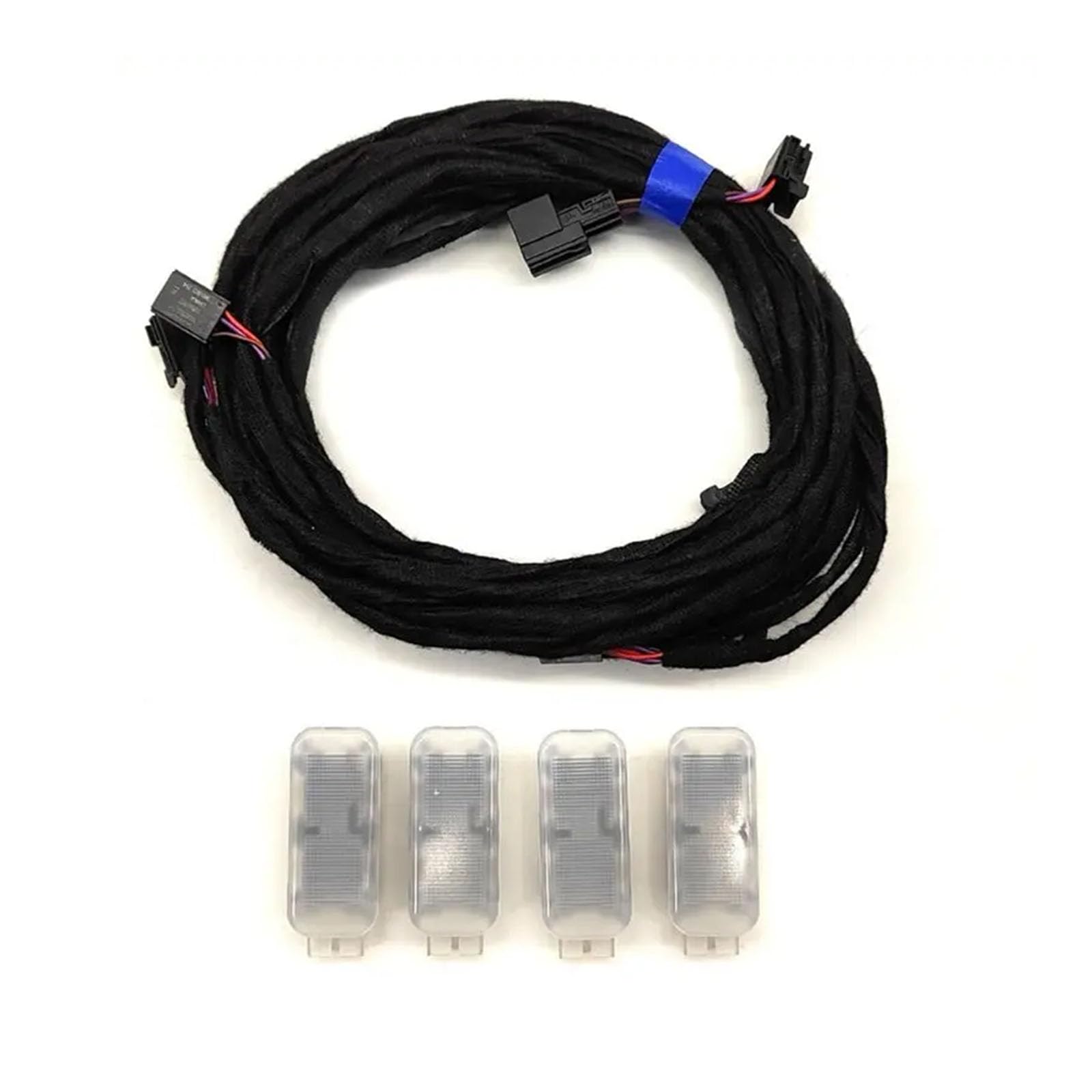 Plug Play Juego de Luces LED para Espacio de los pies de 16 Colores cambiables 80A947415E para B9.5 C8 Control de Temperatura con opción de 16 Colores Encendido/Apagado automático Luces de con