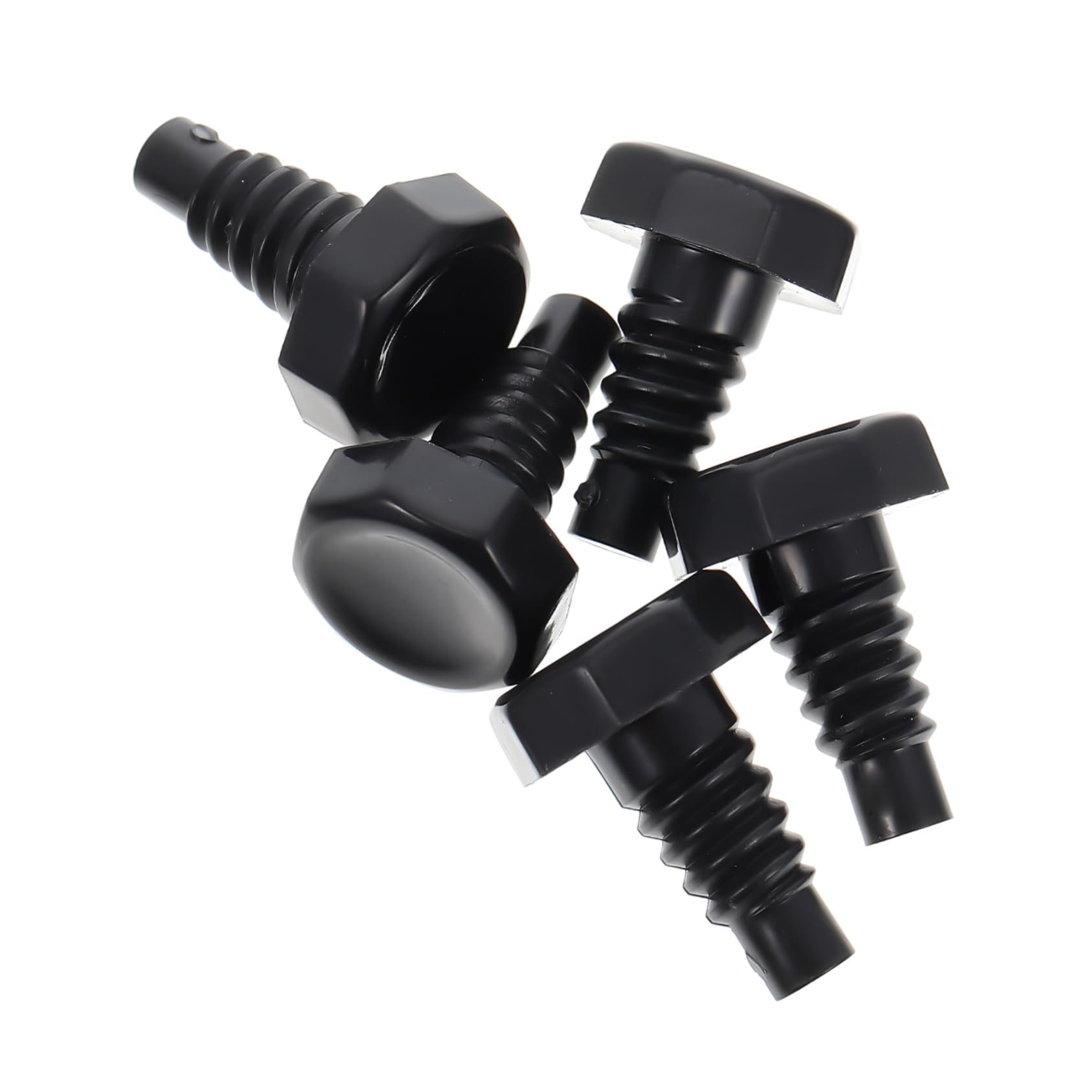 Happyyami Pool Billiard Accessories 5pcs Plastic Billiard Cue Protector Wear-Resistant Bottom