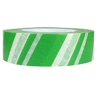 Vista 17 de Wrapables Cinta adhesiva japonesa Washi a rayas - Rayas cortas transparentes y multicolor
