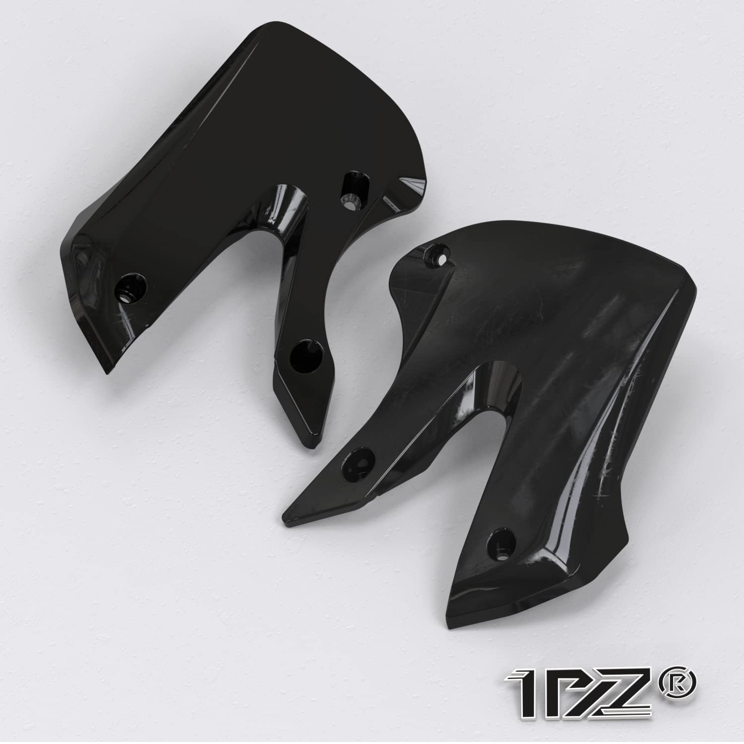 Amazon.com: 1PZ KX1-B01 Black Plastic Fender Fairing Kit set