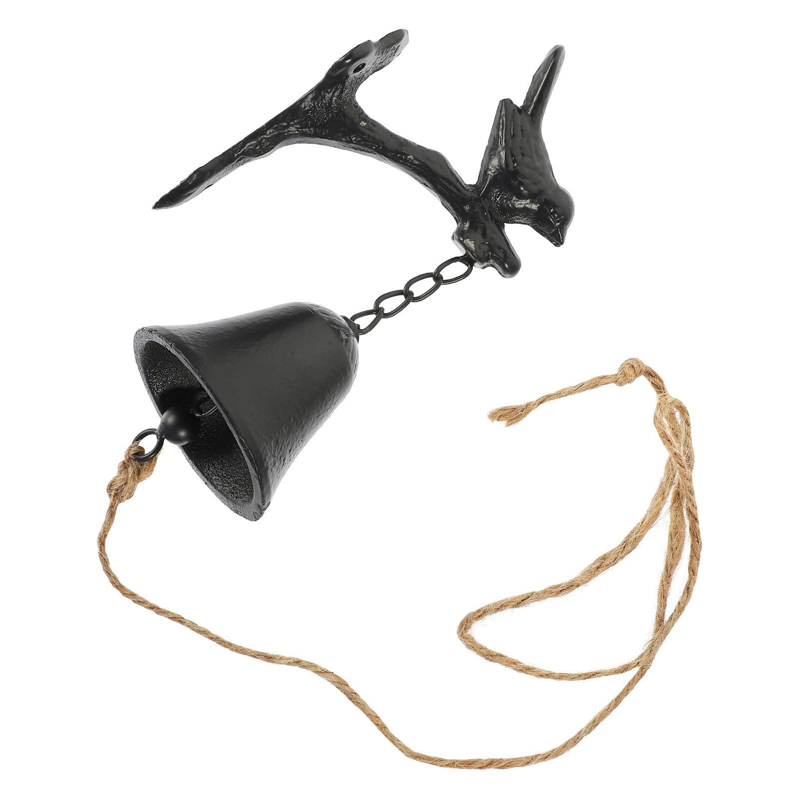 Campana de viento con sonido relajante de hierro y adorno colgante decorativo