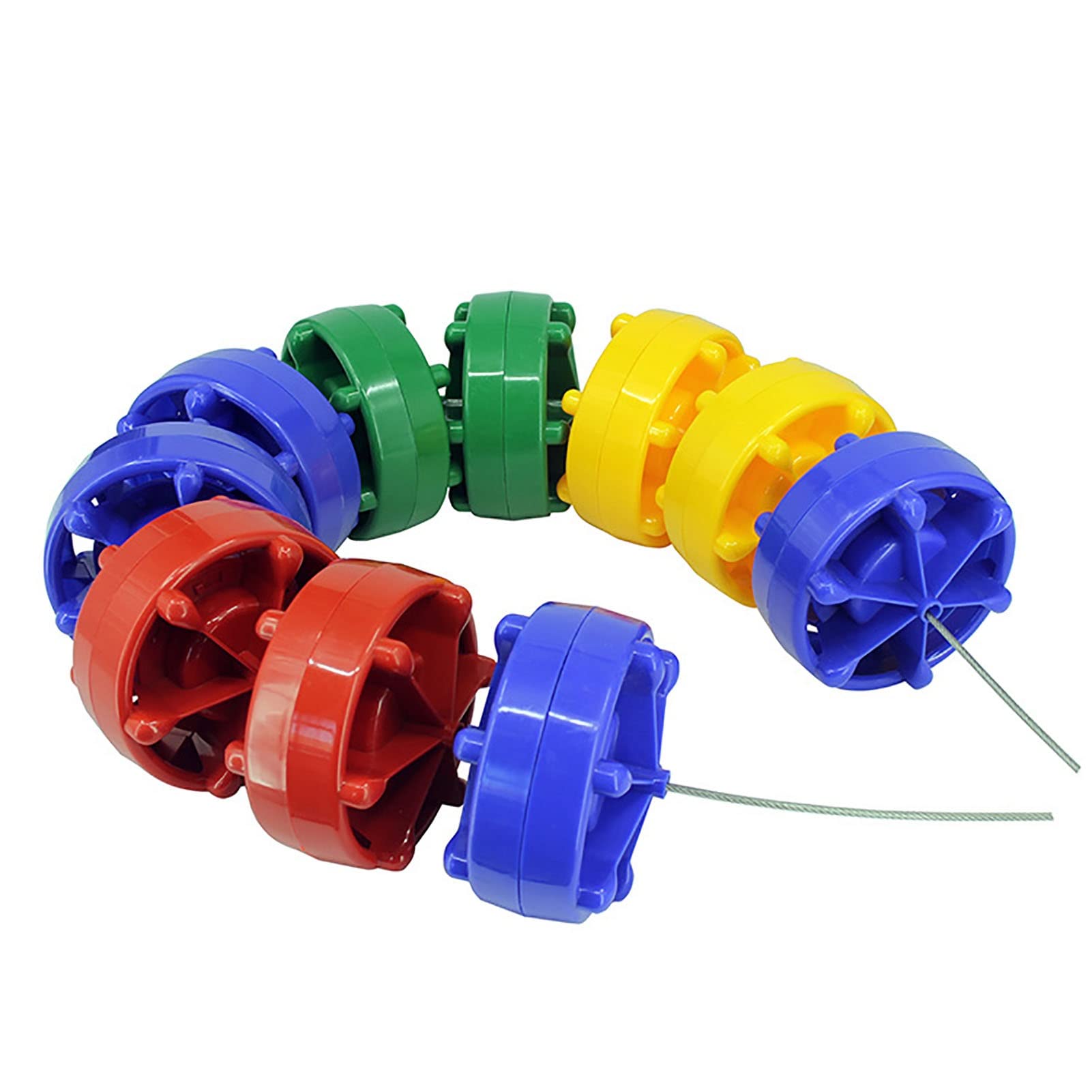 Barrière Flottante pour Piscine, Lignes de couloirs de Piscine, bouée de séparation de sécurité pour Ligne Flottante, Corde de compétition de 1 à 10 m, Ligne de Flot,Dia12cm/4.7in-4m/13.1ft