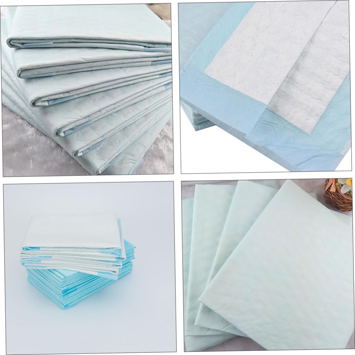10pcs Disposable Puppy Pee Pads Leak for Elderly Changing Dog Training Lightweight Absorbent for Nursery and Pet Use