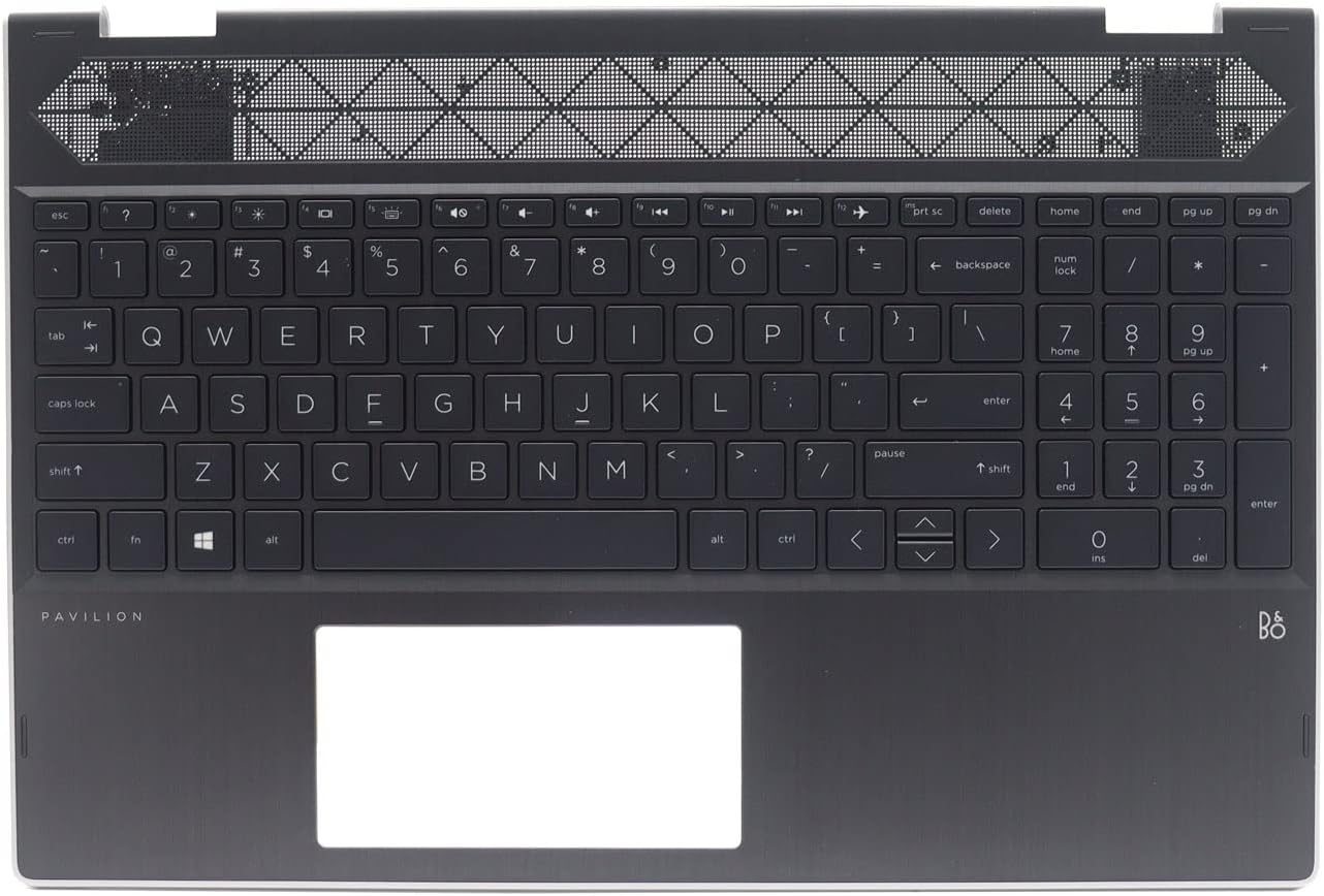 New Palmrest for HP Pavilion X360 15T-CR00 15-CR 15-cr0091ms 15-cr0037wm Upper Case with Backlit Keyboard L20849-001