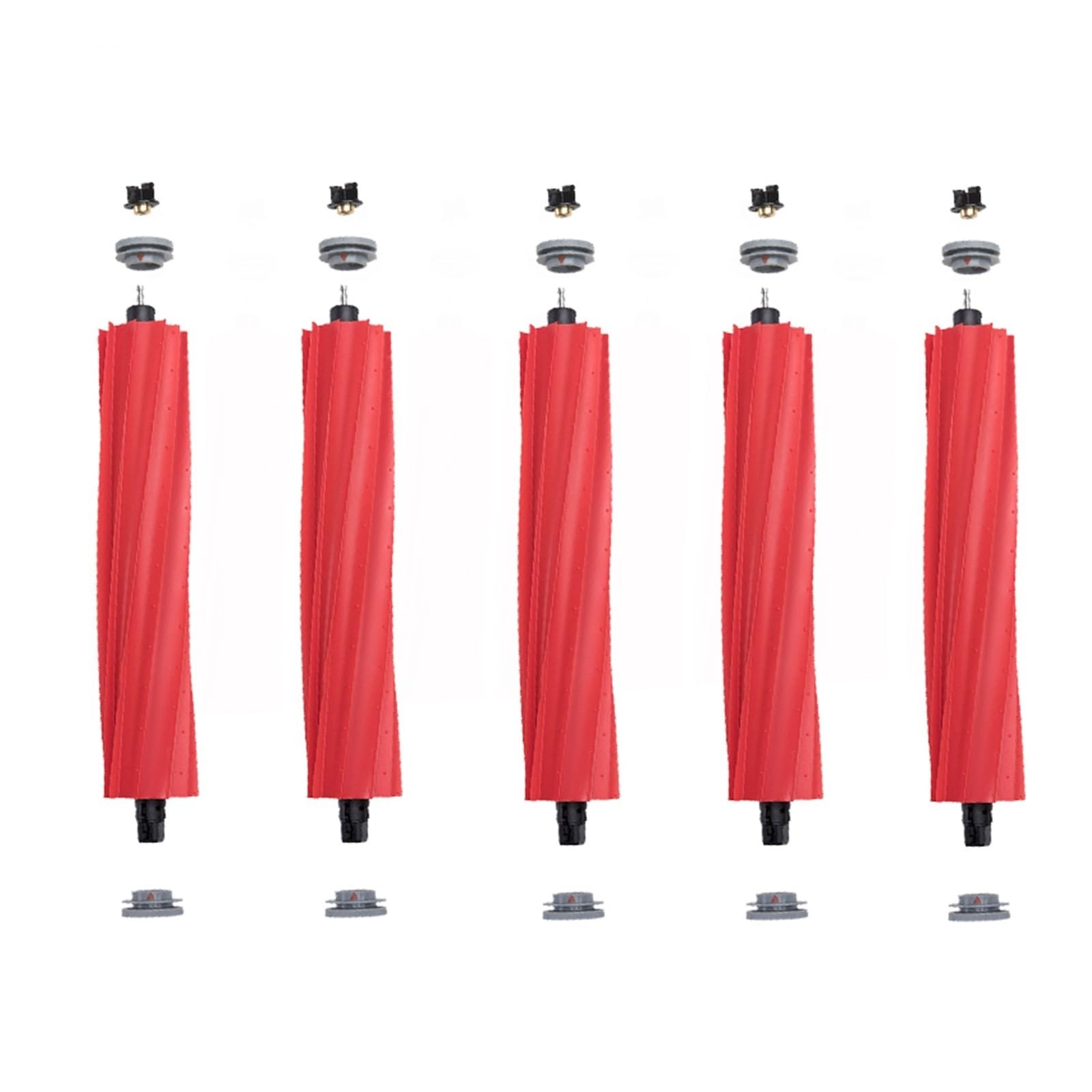 ZJMBGDSF Brushes Roller，Compatible For Roborock，S7 T7 S70 S75 Robot Accessories Replacement Detachable Brushes Roller Vacuum Cleaner Parts(5pcs)