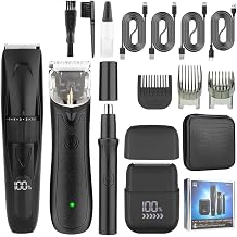 Professional Hair Trimmer for Men Clippers Nose Shaver Set Cordless Barber T-Blade Beard Electric Razor for Haircutting Grooming Kit