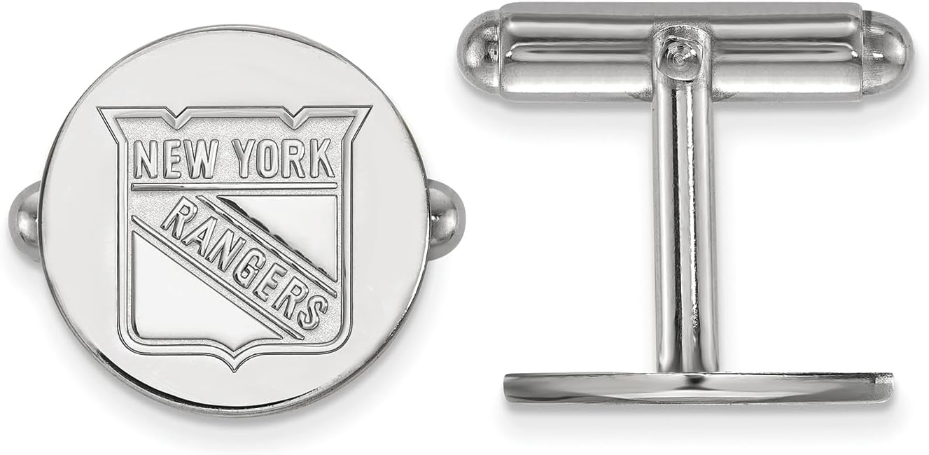 New York Rangers Cufflinks (Sterling Silver)