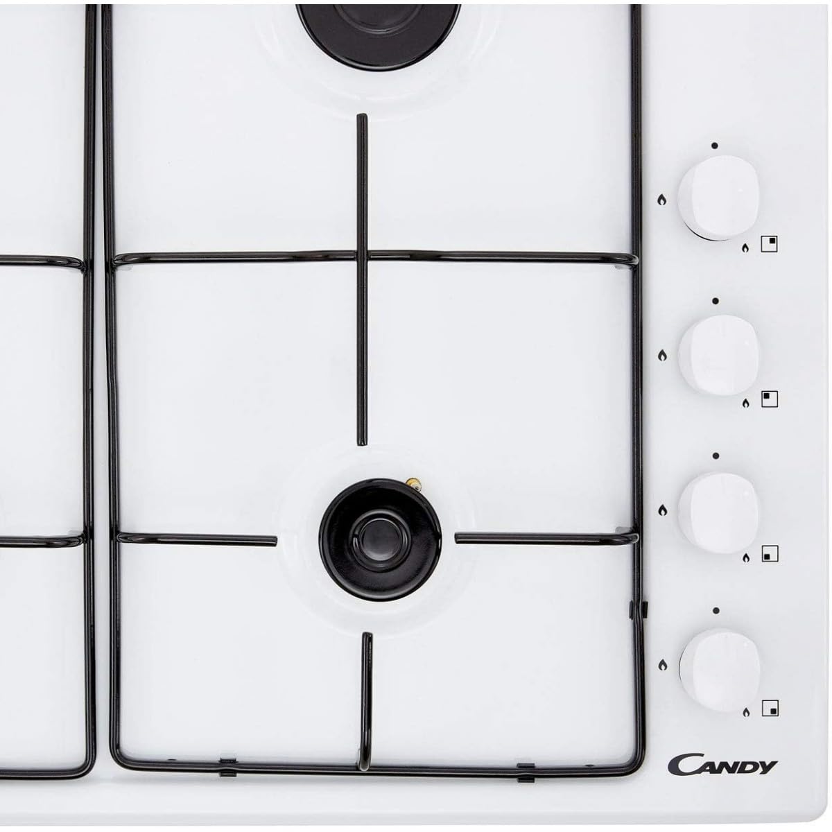 Candy CHW6LWW - Piano cottura da incasso, 60 cm, a gas, colore: Bianco