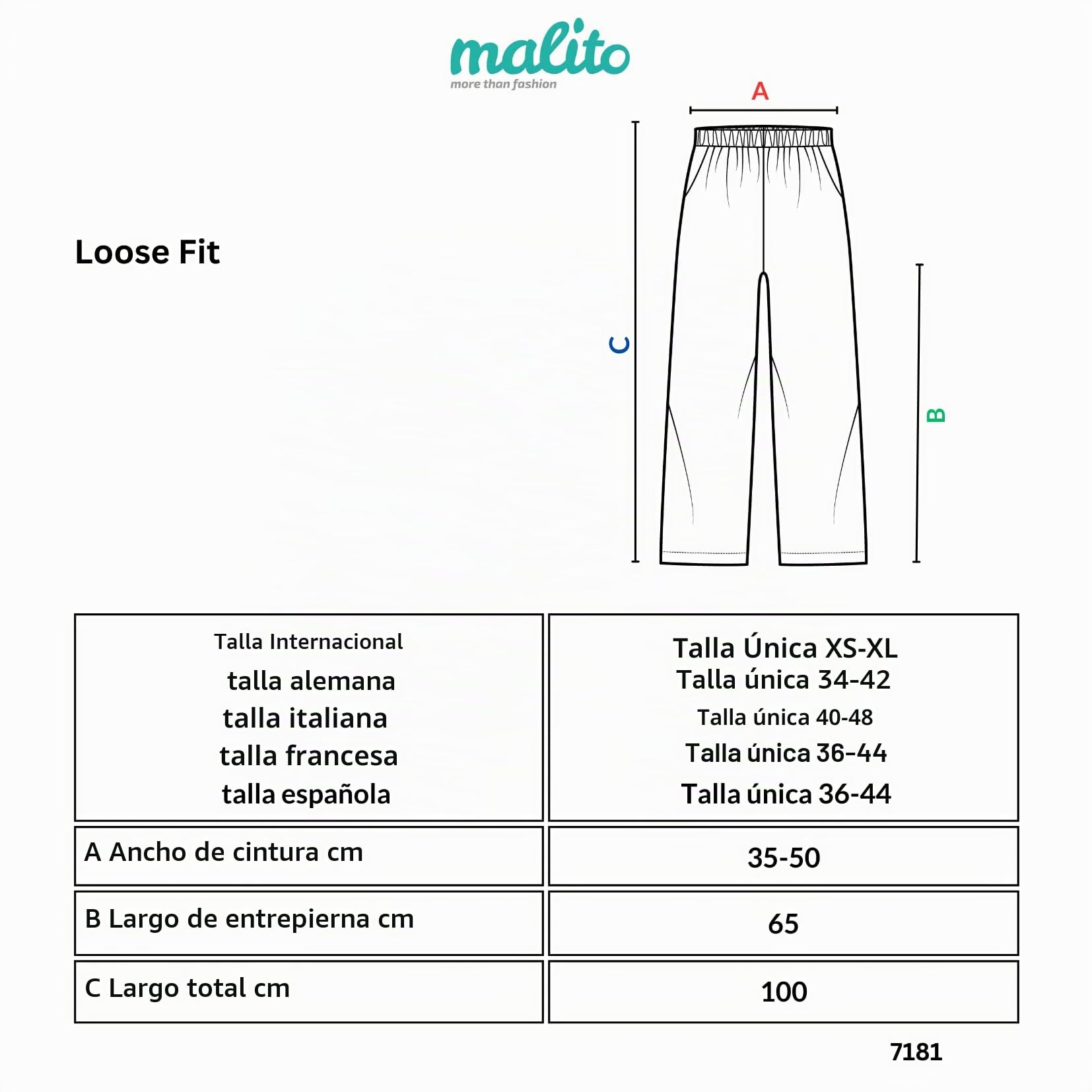 Bombacho con Diseño Veraniego Boyfriend Pantalón Sudadera Baggy Mujer Talla Única