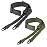 CVLIFE Two Point Rifle Sling with Metal Hook Adjustable Traditional Gun Sling Black and Army Green