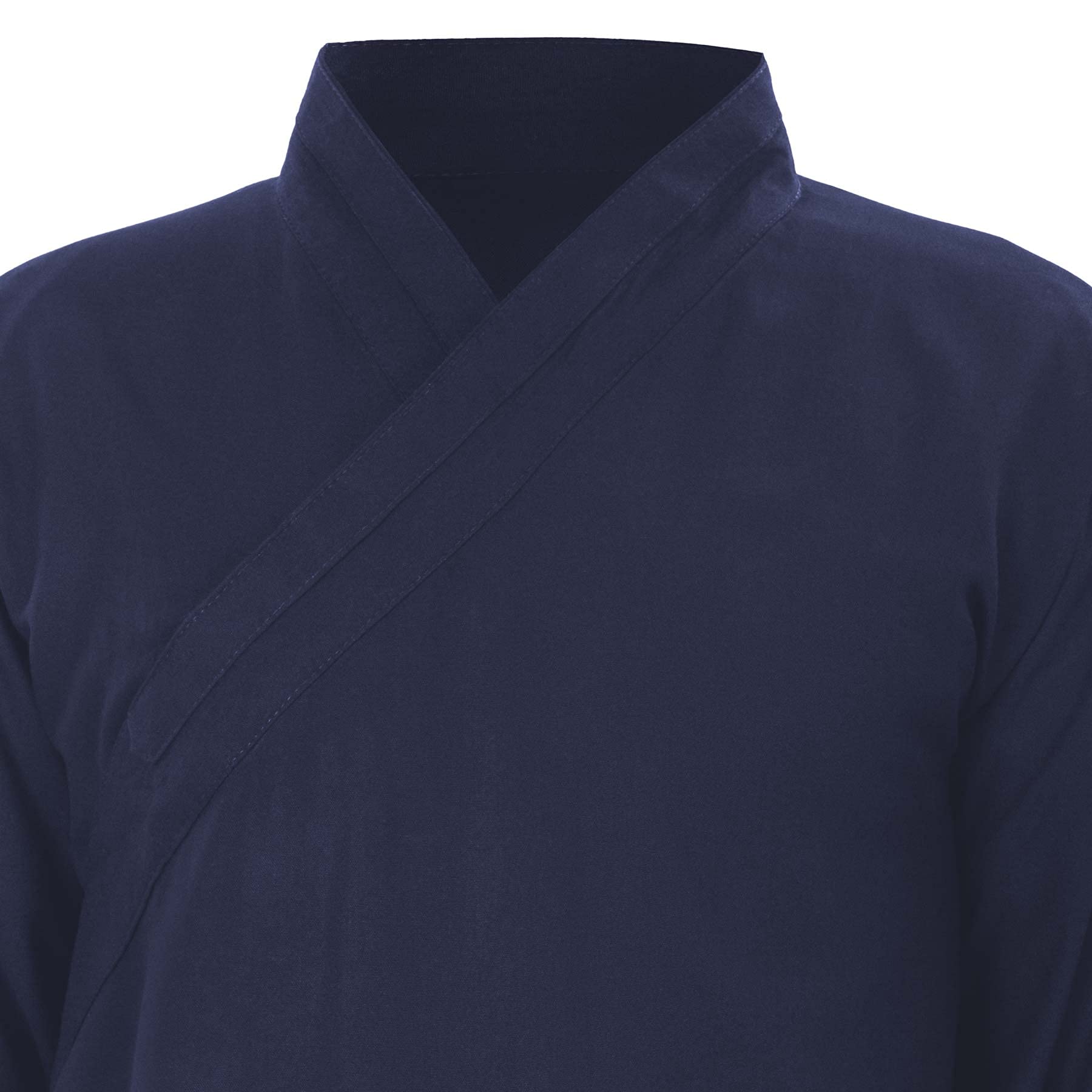 Baumwolle Kung Fu Tai Chi Shirt Diagonaler Kragen Kurzarm Taiji Anzug