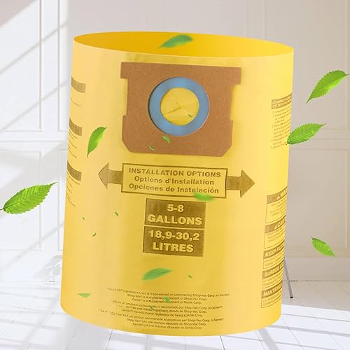 Miniatura 7 de Tomkity 10 paquetes de bolsas de alta eficiencia para recolección de polvo tipo H 9067133 bolsas de vacío desechables para aspiradora de 5 a 8