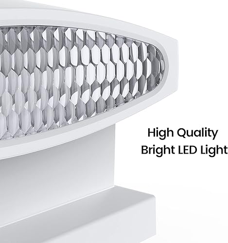 Miniatura 6 de SIEDiNLAR Luces solares para exteriores, 2 modos, 24 LED, funciona con energía solar, para valla de 4 x 4, 5 x 5, 6 x 6 pulgadas, decoración de