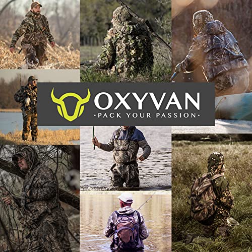 Oxyvan Duck Hunting Waders For Men With Hanger & 600G Insulation Rubber Boots, Neoprene Waterproof Fishing Chest Waders #TOP5