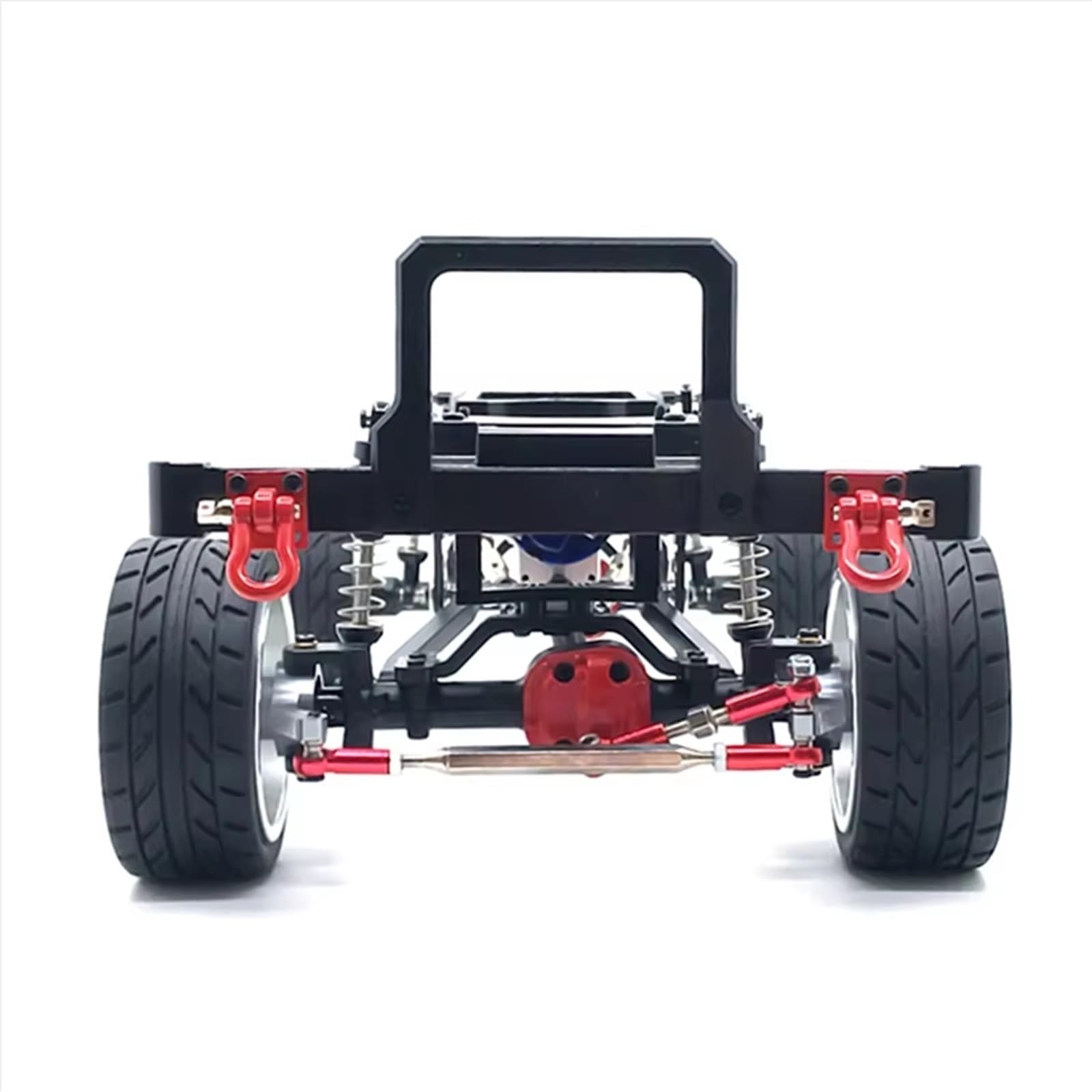 RC Pare-Chocs pour MN D90 D91 D96 pour MN-90 pour MN99S Pièces Et Accessoires pour Mise À Niveau De Voiture RC 1/12 : Pare-Chocs Avant avec Crochet Remorquage