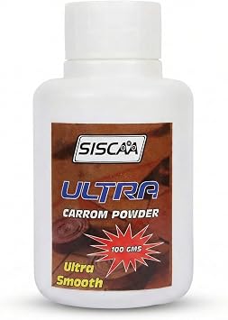 KD Willmax SISCAA Ultra Carrom Board Powder 100 Grams Bottle | Recommended by Players