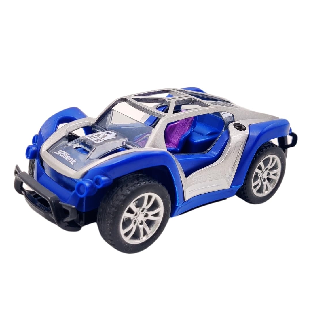 PLUSPOINT Diecast Metal Super Car Pull-Back Vehicle Modified Concept Model Collection of Toy Cars for Kids Alloy Metal Pull Back Diecast Car Model Mini Auto Toy for Kids(Blue)