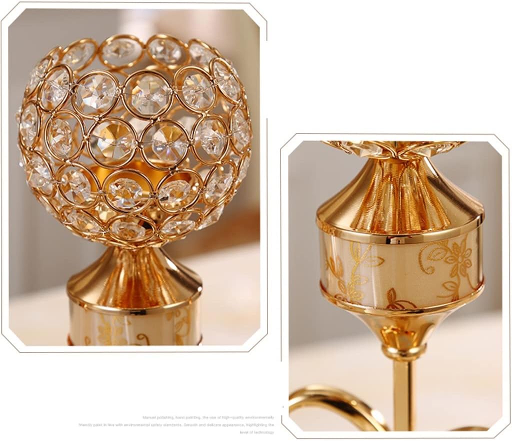 Candle Table European Pendulum Metal Candlestick Home Romantic Candlelight Dinner Wedding Props